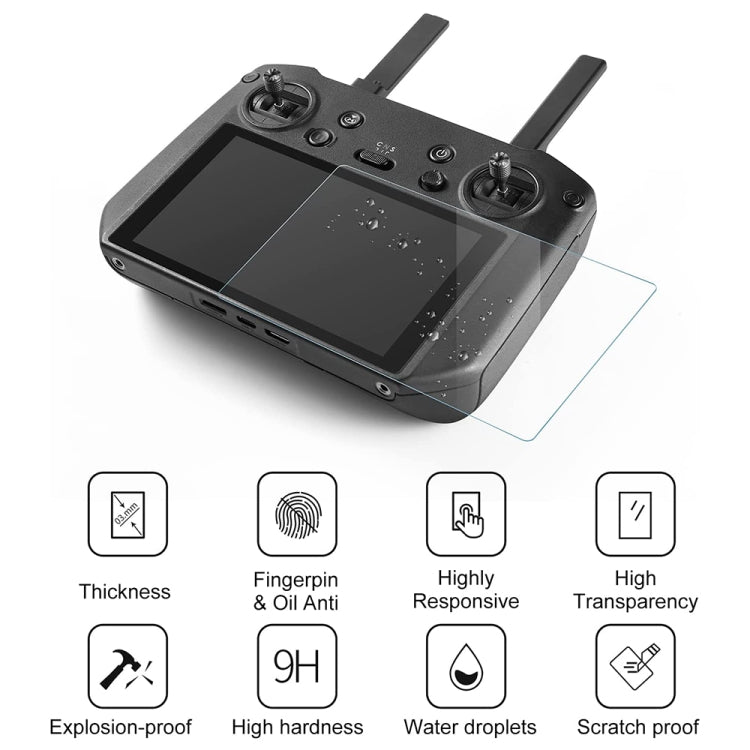 For DJI Mavic 2 Remote Control Explosion-proof Tempered Glass Drone RC Screen Film, For DJI Mavic 2 Remote Control For DJI Mavic 2 Remote Control Explosion-proof Tempered Glass Drone RC Screen Film, For DJI Mavic 2 Remote Control